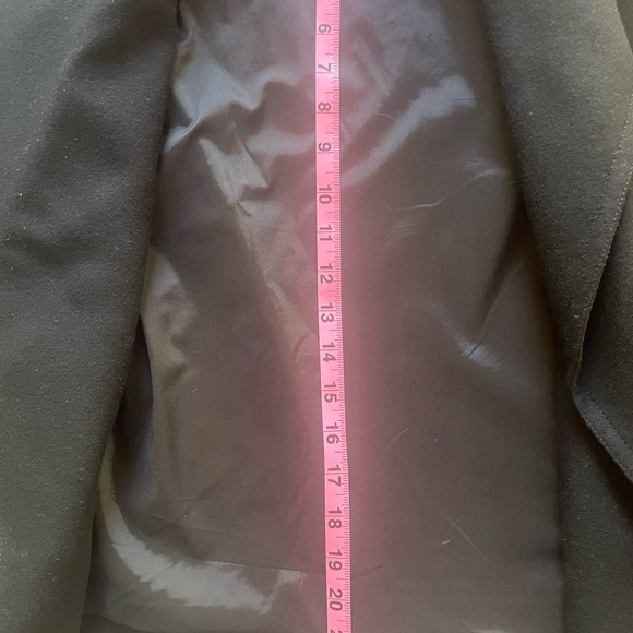 DKNY Leather and Wool Bomber Jacket Size S - Picture 2 of 6